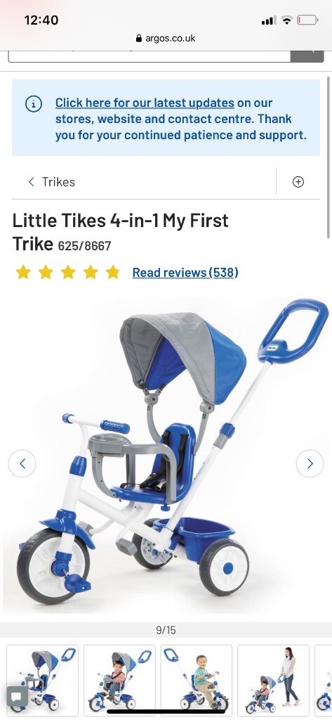 my first trike argos